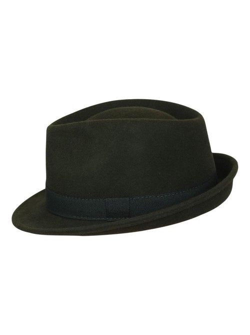 Chapeau Trilby Homme Laine SAPPORO Italien – Feutre 100% Laine – Automne Hiver - Kiabi Chapeau Trilby Homme Laine SAPPORO Italien – Feutre 100% Laine – Automne Hiver - Kiabi
