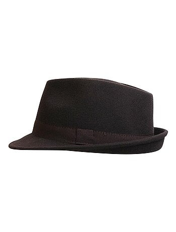Chapeau Trilby Homme Laine SAPPORO Italien – Feutre 100% Laine – Automne Hiver