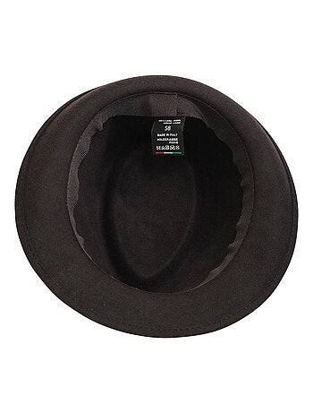 Chapeau Trilby Homme Laine SAPPORO Italien – Feutre 100% Laine – Automne Hiver