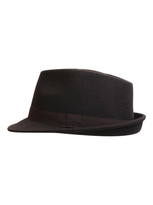 Chapeau Trilby Homme Laine SAPPORO Italien – Feutre 100% Laine – Automne Hiver - Kiabi Chapeau Trilby Homme Laine SAPPORO Italien – Feutre 100% Laine – Automne Hiver - Kiabi