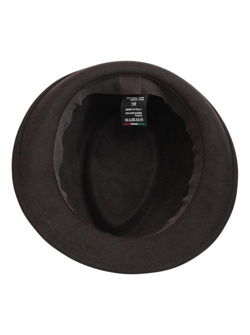 Chapeau Trilby Homme Laine SAPPORO Italien – Feutre 100% Laine – Automne Hiver - Kiabi Chapeau Trilby Homme Laine SAPPORO Italien – Feutre 100% Laine – Automne Hiver - Kiabi