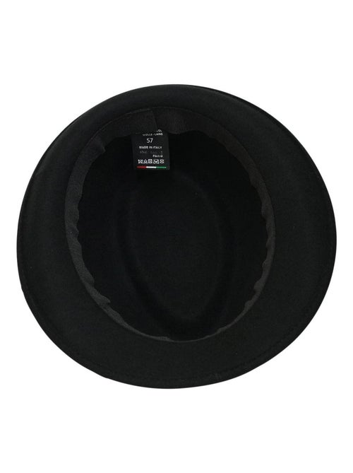 Chapeau Trilby Homme Laine SAPPORO Italien – Feutre 100% Laine – Automne Hiver - Kiabi Chapeau Trilby Homme Laine SAPPORO Italien – Feutre 100% Laine – Automne Hiver - Kiabi