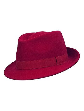 Chapeau Trilby Homme Laine SAPPORO Italien – Feutre 100% Laine – Automne Hiver