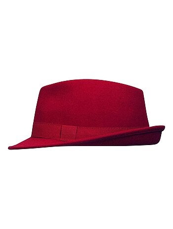 Chapeau Trilby Homme Laine SAPPORO Italien – Feutre 100% Laine – Automne Hiver