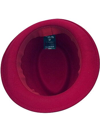 Chapeau Trilby Homme Laine SAPPORO Italien – Feutre 100% Laine – Automne Hiver