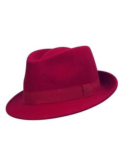 Chapeau Trilby Homme Laine SAPPORO Italien – Feutre 100% Laine – Automne Hiver - Kiabi