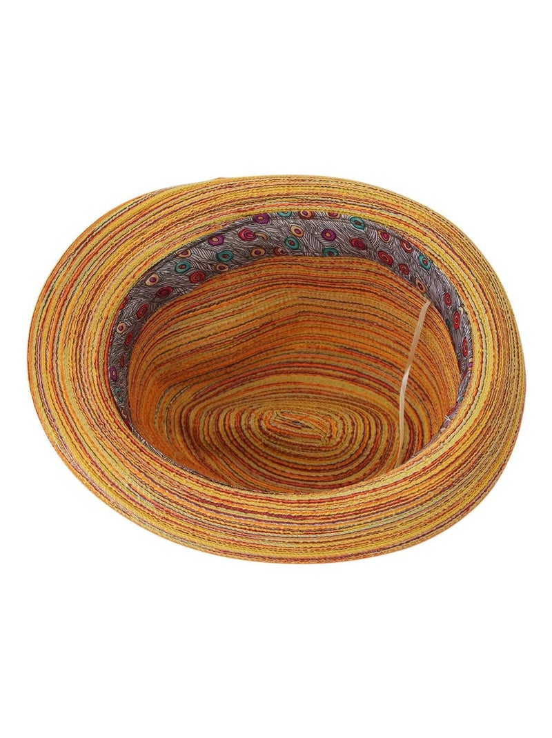 Chapeau trilby JIL Jaune - Kiabi