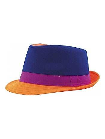 CHAPEAU TRILBY NEON BLEU