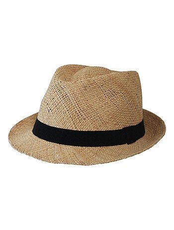 Chapeau trilby paille EL COCO