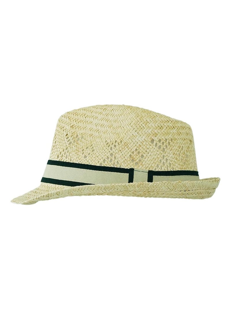 Chapeau trilby paille KHYRYL Beige - Kiabi