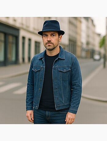 Chapeau trilby velours PAUL