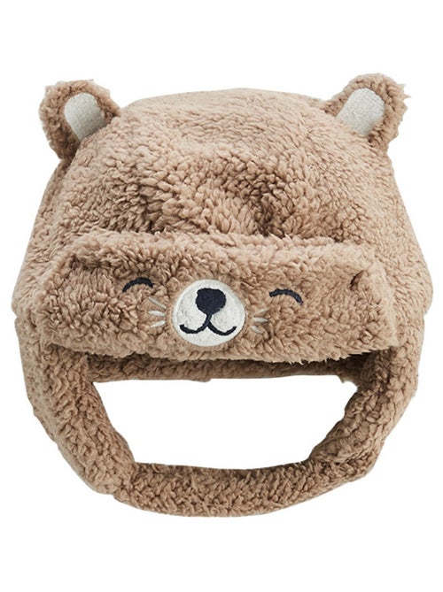 Chapka bébé en sherpa Charly - Kiabi