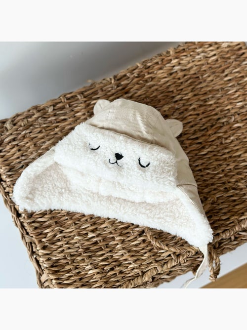 Chapka bébé en velours côtelé Gribouille - Kiabi