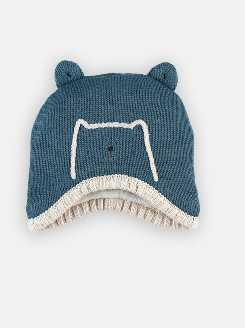 Chapka en tricot, foncé Noukie's Bleu - Kiabi