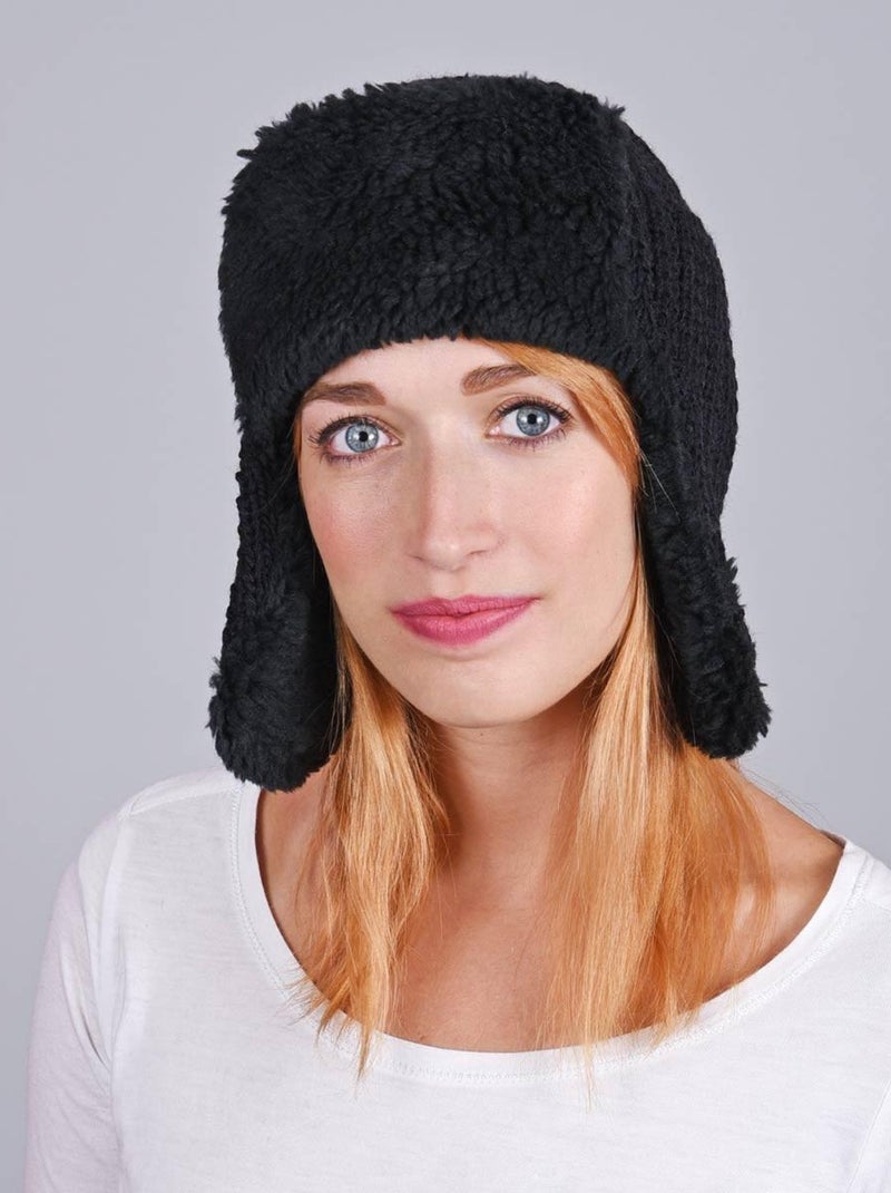 Chapka Tricot Canata - Fabriqué en Europe Noir - Kiabi