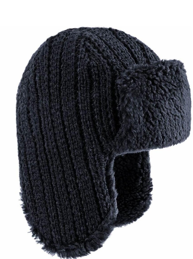 Chapka Tricot Canata - Fabriqué en Europe Noir - Kiabi