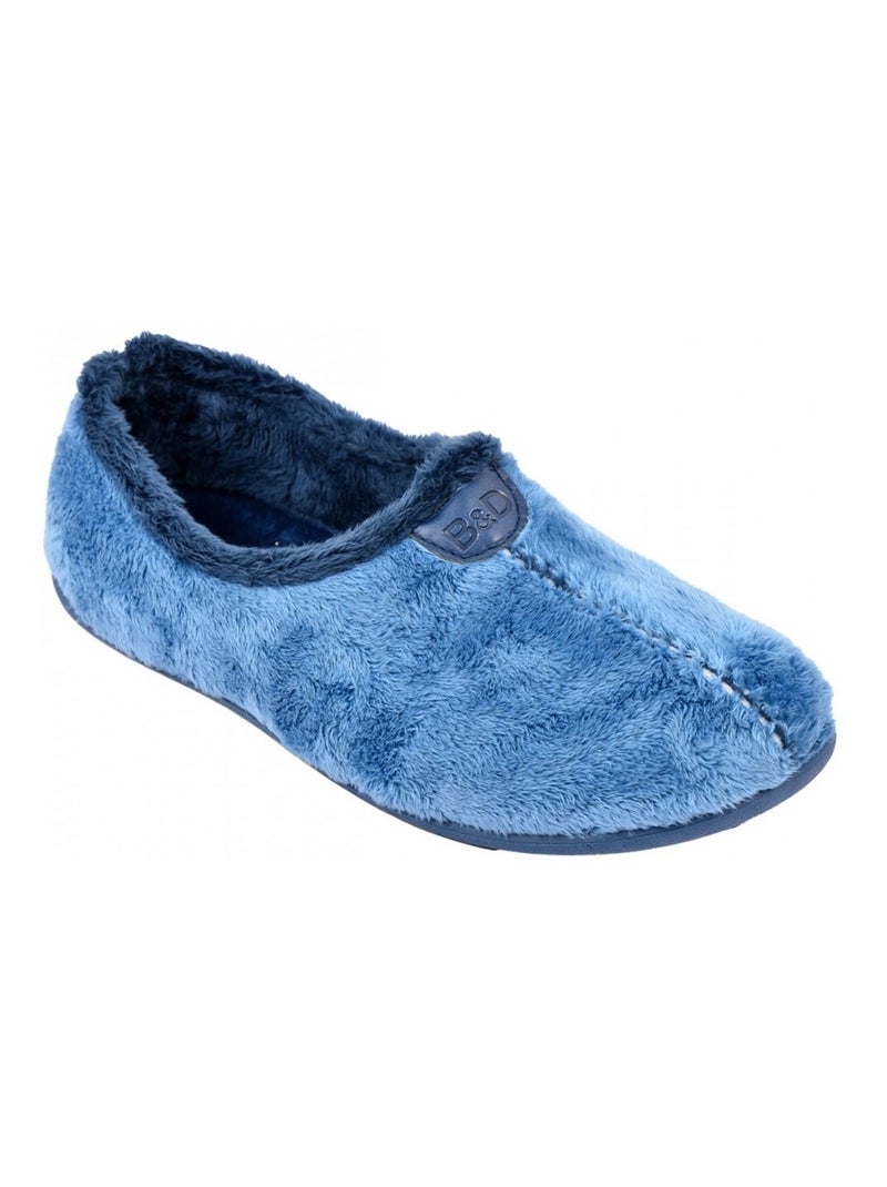 Charentaise Femme Pantoufle PREMIUM Bleu - Kiabi