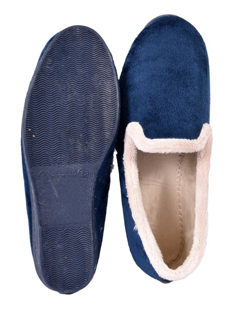 CHARENTAISE Femme Pantoufle PREMIUM Bleu - Kiabi