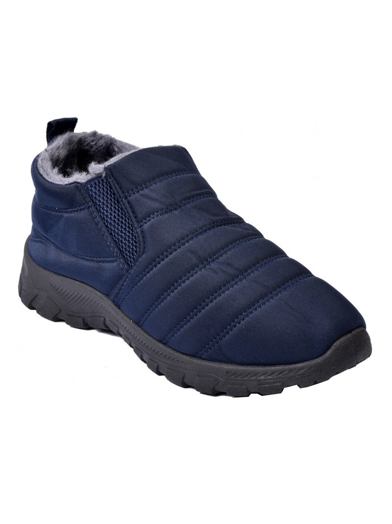 CHARENTAISE Femme Pantoufle PREMIUM Bleu marine - Kiabi