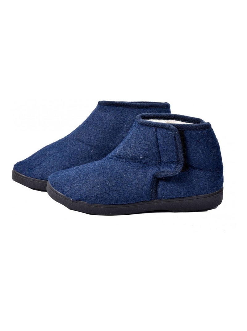 CHARENTAISE Femme Pantoufle PREMIUM Bleu marine - Kiabi