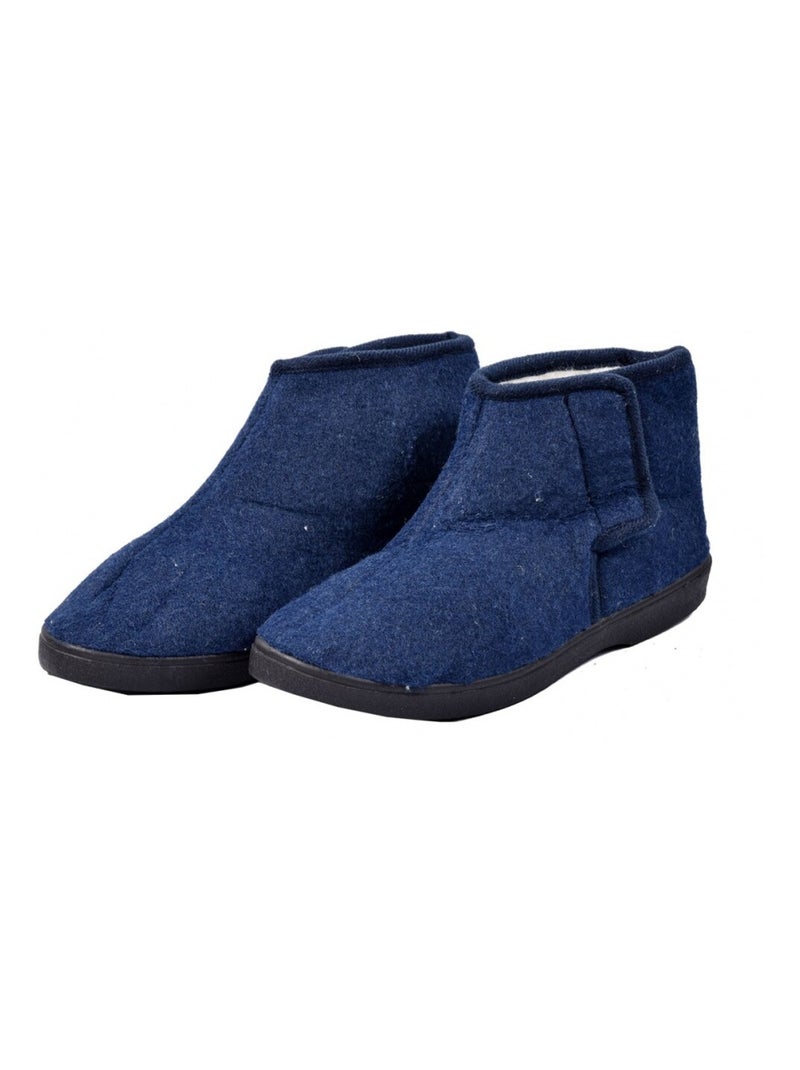 CHARENTAISE Femme Pantoufle PREMIUM Bleu marine - Kiabi