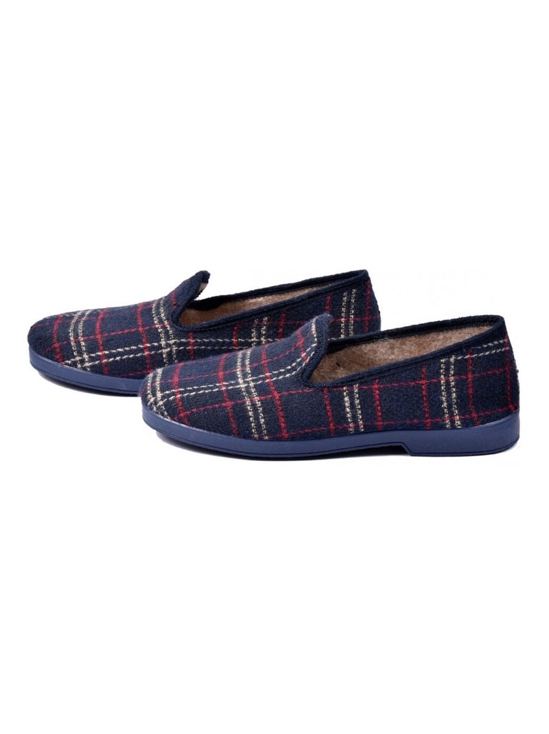CHARENTAISE Femme Pantoufle PREMIUM Bleu marine - Kiabi