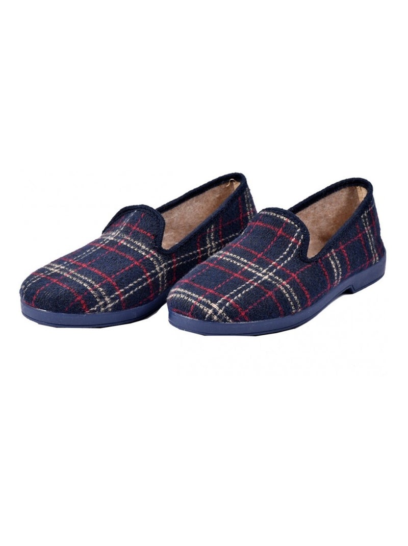 CHARENTAISE Femme Pantoufle PREMIUM Bleu marine - Kiabi