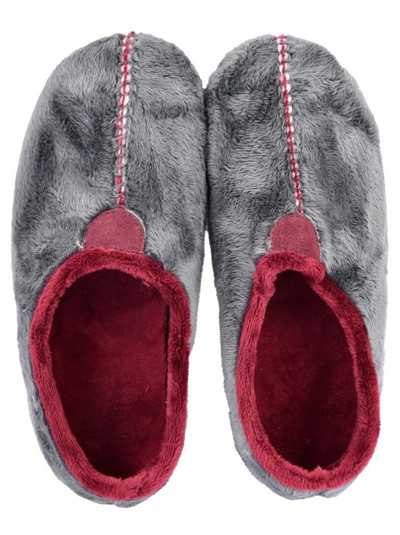 Charentaise Femme Pantoufle PREMIUM Gris - Kiabi
