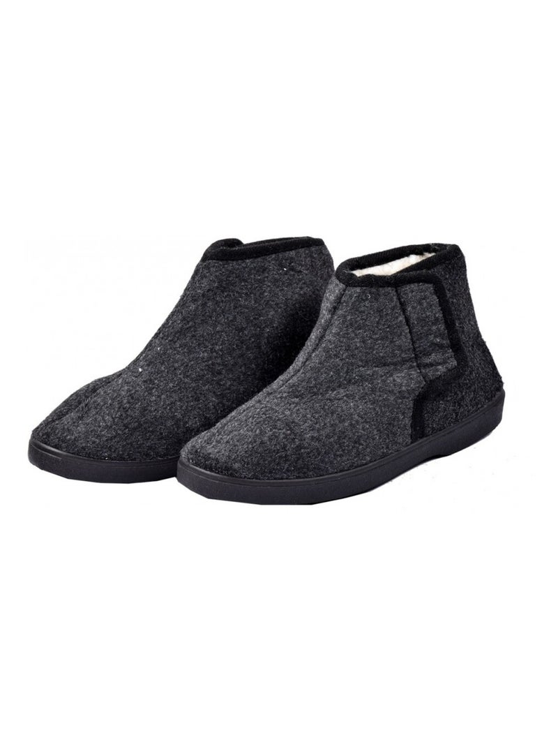 CHARENTAISE Femme Pantoufle PREMIUM Gris - Kiabi
