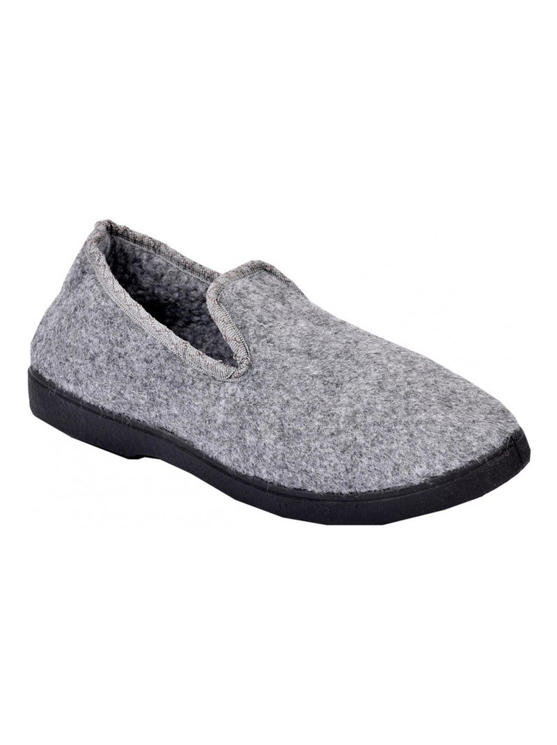 CHARENTAISE Femme Pantoufle PREMIUM Gris - Kiabi