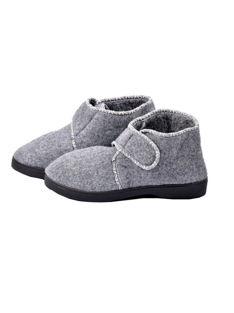 CHARENTAISE Femme Pantoufle PREMIUM Gris - Kiabi