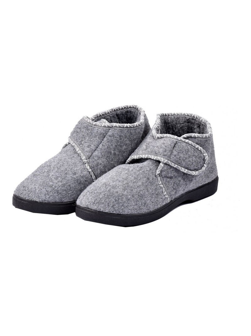 CHARENTAISE Femme Pantoufle PREMIUM Gris - Kiabi