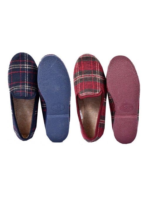 CHARENTAISE Femme Pantoufle PREMIUM  Pack de 2 - Kiabi