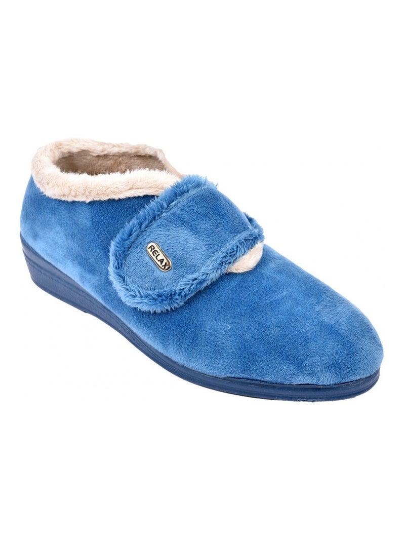 Charentaise Femme PREMIUM SCRATCH Bleu - Kiabi