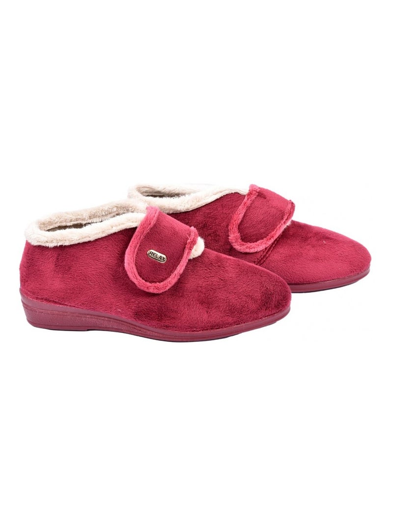 Charentaise Femme PREMIUM SCRATCH Bordeaux - Kiabi