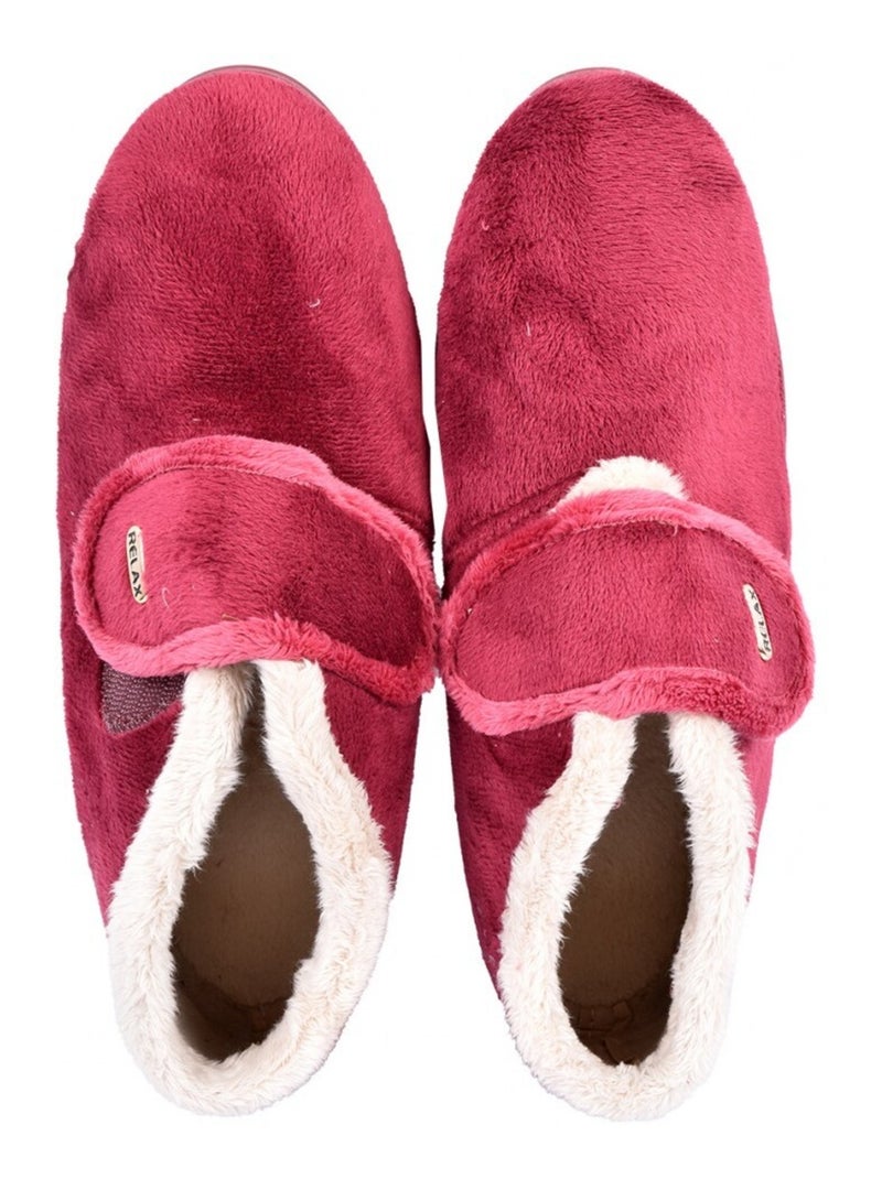 Charentaise Femme PREMIUM SCRATCH Bordeaux - Kiabi