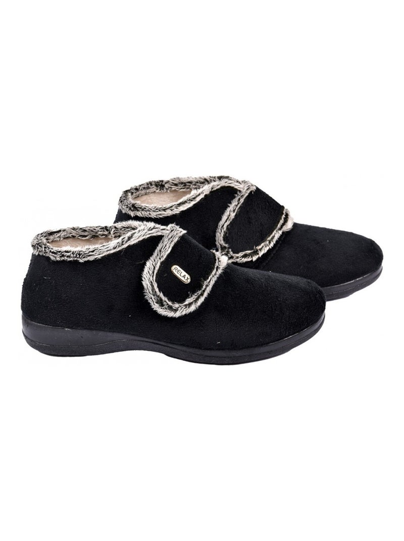 Charentaise Femme PREMIUM SCRATCH Noir - Kiabi