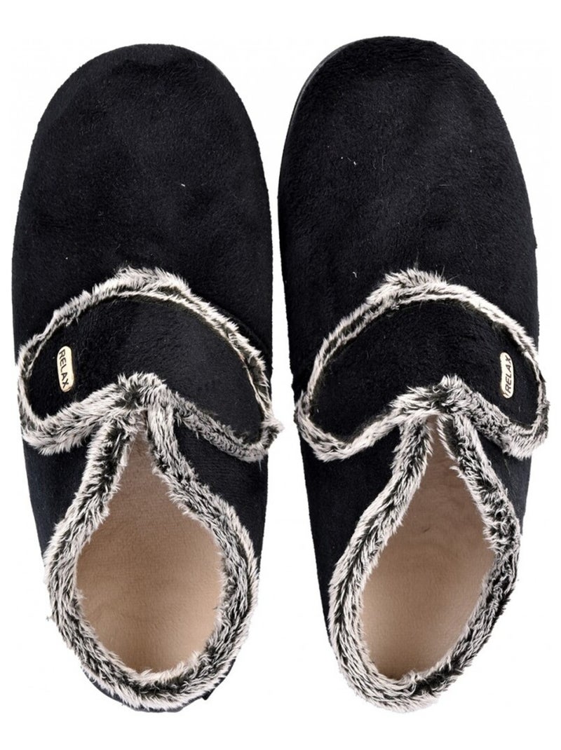 Charentaise Femme PREMIUM SCRATCH Noir - Kiabi