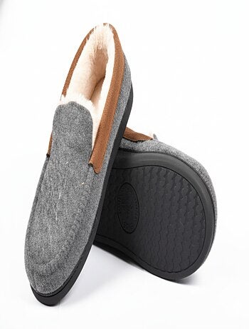 Charentaise fourrée homme Pantoufle PREMIUM MU9733