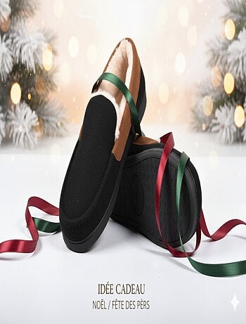 Charentaise fourrée homme Pantoufle PREMIUM MU9733