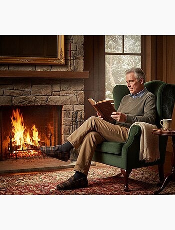 CHARENTAISE Homme Pantoufle PREMIUM 5080