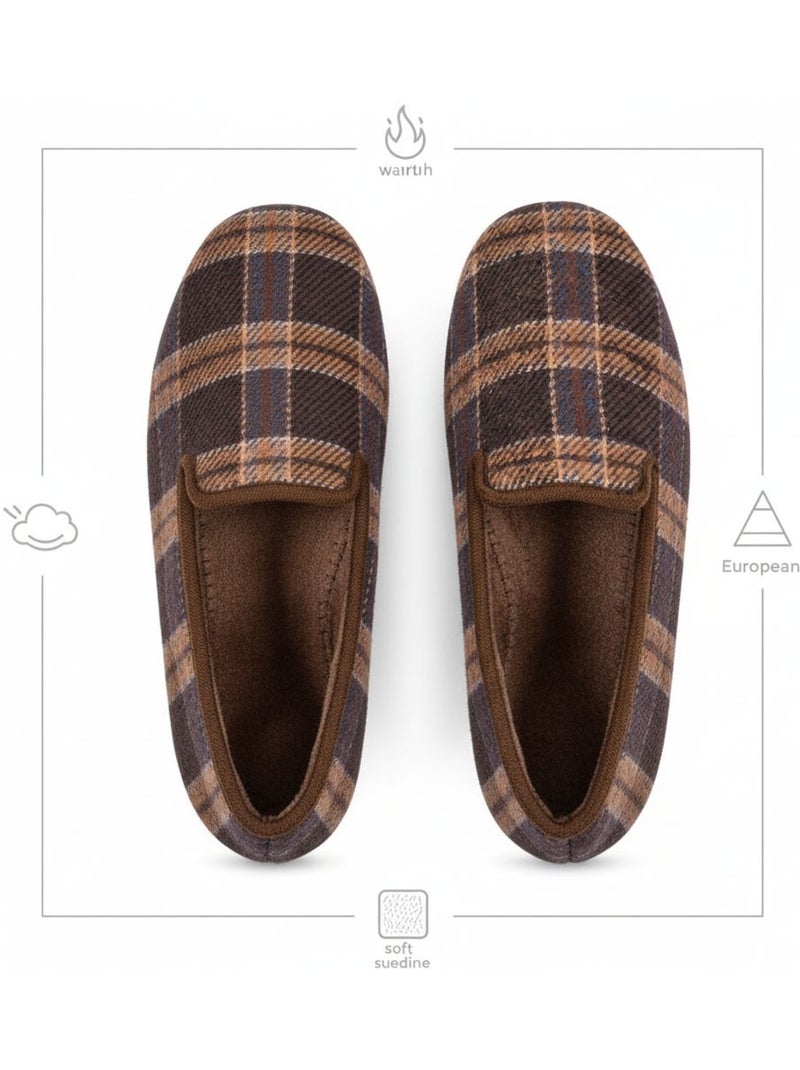 CHARENTAISE Homme Pantoufle PREMIUM 5080 Marron - Kiabi