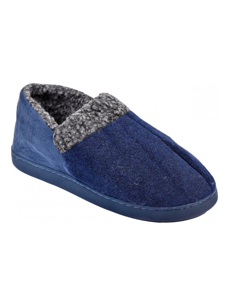 CHARENTAISE Homme Pantoufle PREMIUM Bleu marine - Kiabi
