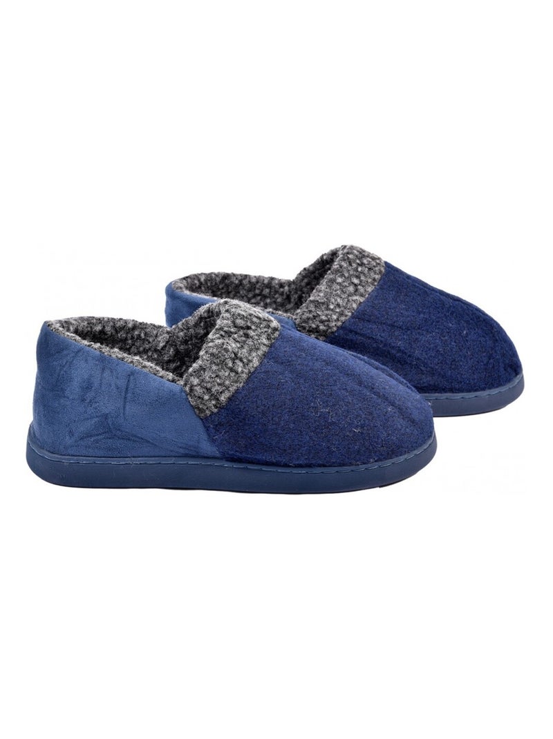 CHARENTAISE Homme Pantoufle PREMIUM Bleu marine - Kiabi