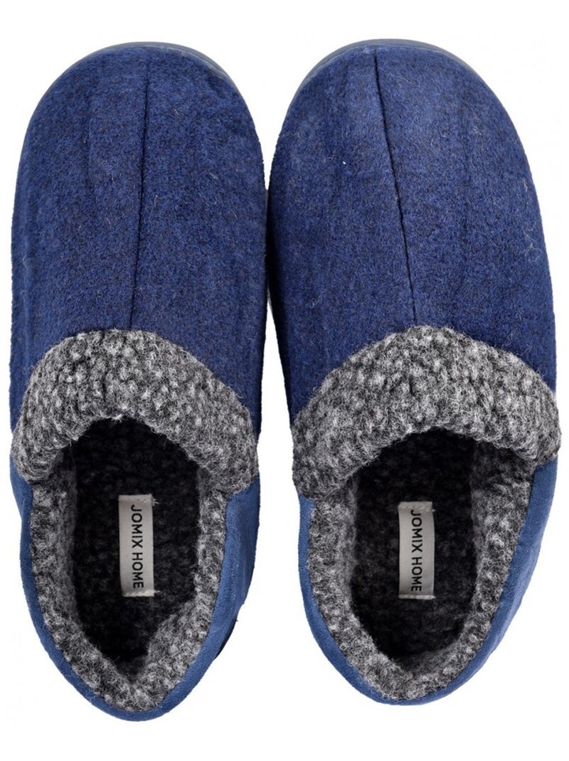 CHARENTAISE Homme Pantoufle PREMIUM Bleu marine - Kiabi