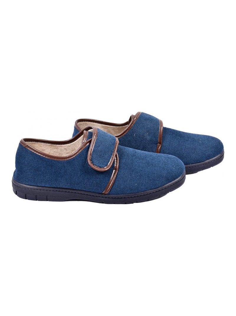 CHARENTAISE Homme Pantoufle PREMIUM Bleu marine - Kiabi