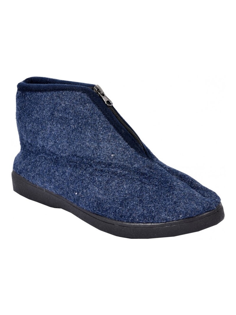 CHARENTAISE Homme Pantoufle PREMIUM Bleu marine - Kiabi
