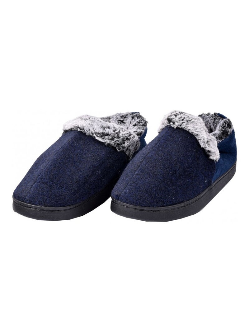 CHARENTAISE Homme Pantoufle PREMIUM Bleu marine - Kiabi