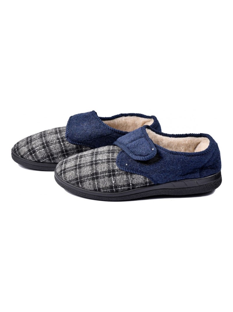 CHARENTAISE Homme Pantoufle PREMIUM Bleu marine - Kiabi