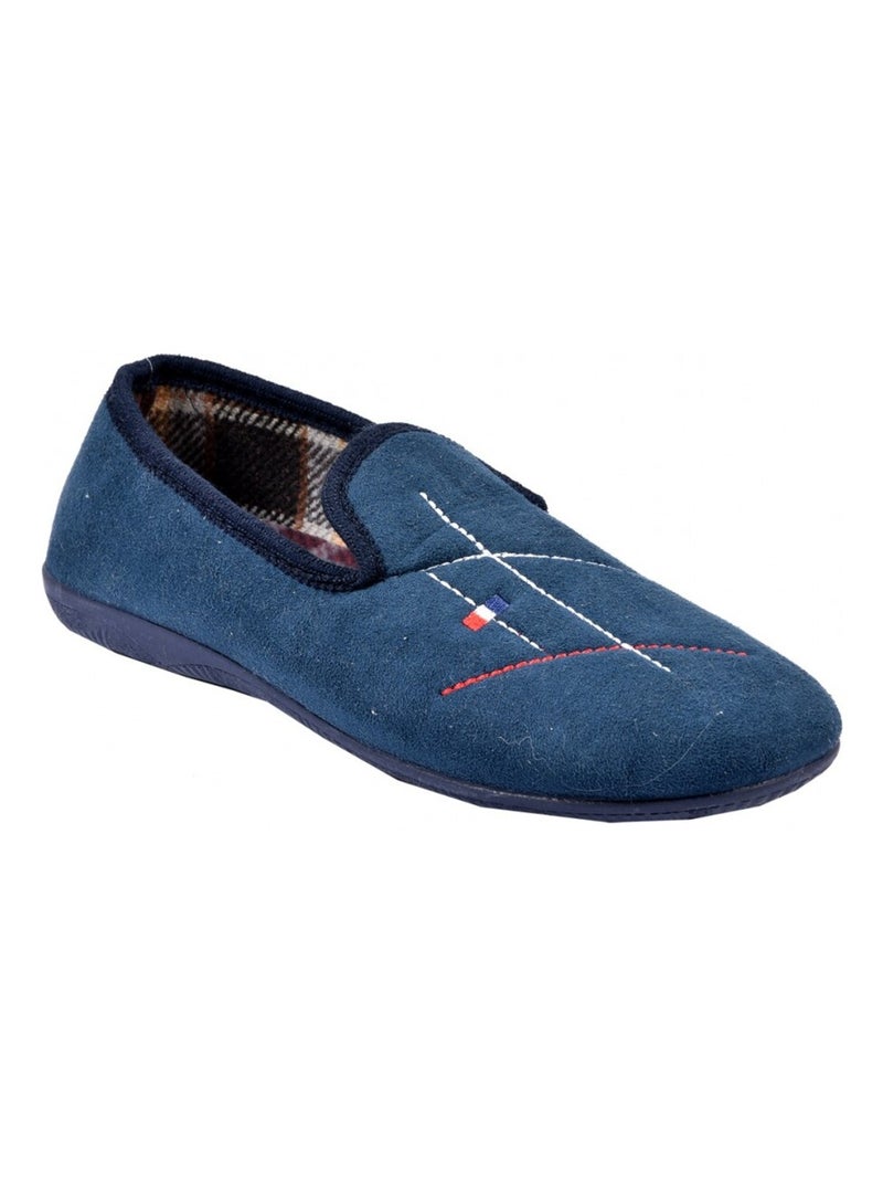 CHARENTAISE Homme Pantoufle PREMIUM Bleu marine - Kiabi